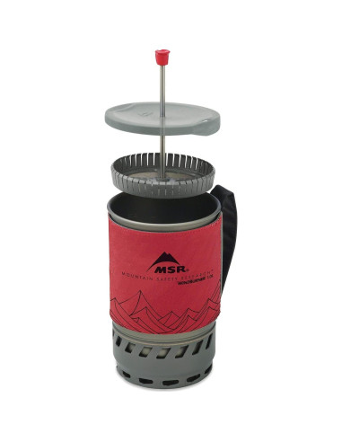 Prensa de Café MSR WindBurner 1L - Portátil y Reutilizable