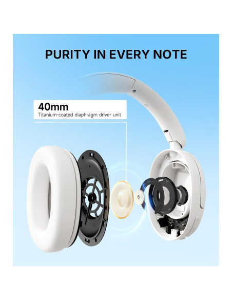 Auriculares Inalámbricos Edifier W800BT SE - Bluetooth 5.4, 45H Batería, Cancelación de Ruido AI Auriculares Inalámbricos Edifier W800BT SE - Bluetooth 5.4, 45H Batería, Cancelación de Ruido AI