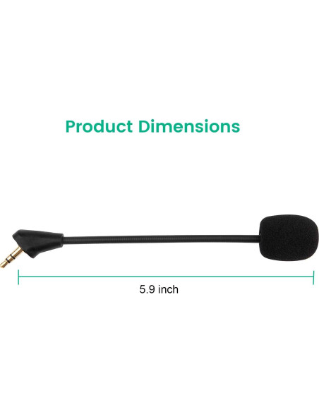 Micrófono de Reemplazo HyperX Cloud Alpha 3.5mm con Cancelación de Ruido Micrófono de Reemplazo HyperX Cloud Alpha 3.5mm con Cancelación de Ruido