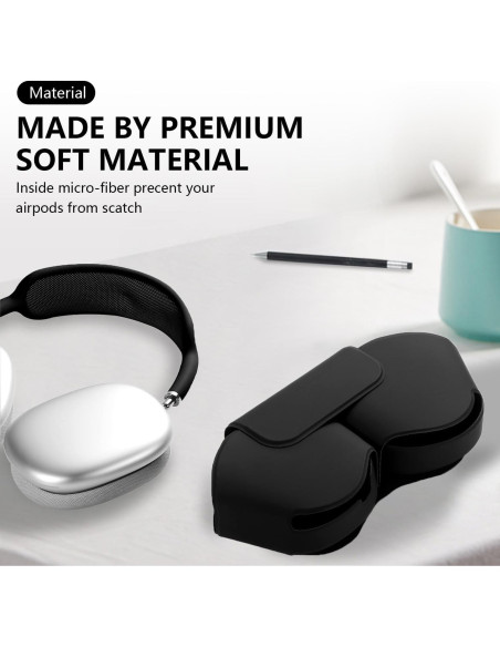 Funda Inteligente Maxjoy para Airpods Max - Antipolvo y Antiarañazos - Negro Funda Inteligente Maxjoy para Airpods Max - Antipolvo y Antiarañazos - Negro