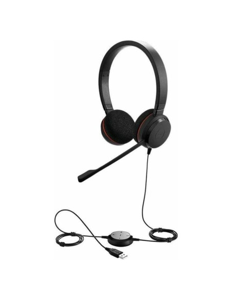 Auricular Jabra Evolve 20 MS Stereo con micrófono cancelación ruido Auricular Jabra Evolve 20 MS Stereo con micrófono cancelación ruido