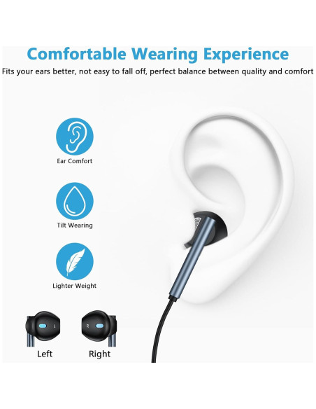 Auriculares Samsung USB C In-Ear 1.22m para Galaxy S24 A16 Auriculares Samsung USB C In-Ear 1.22m para Galaxy S24 A16