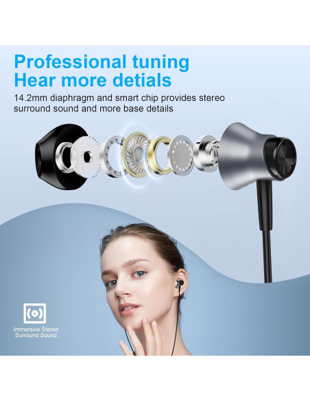 Auriculares USB C Samsung M454 In-Ear con Micrófono HiFi Auriculares USB C Samsung M454 In-Ear con Micrófono HiFi