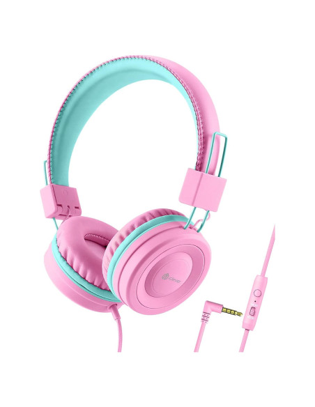 Auriculares iClever HS14 para Niños con Micrófono Rosa Auriculares iClever HS14 para Niños con Micrófono Rosa