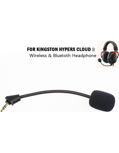 Micrófono Desmontable Molgria para Auriculares HyperX Cloud 2