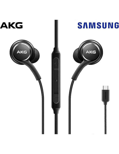 Auriculares In-Ear Samsung AKG USB Tipo C con Micrófono y Funda Auriculares In-Ear Samsung AKG USB Tipo C con Micrófono y Funda