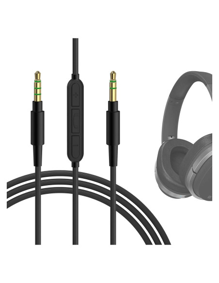 Cable de Audio GEEKRIA 3.5mm con Micrófono y Control de Volumen 1.2m Cable de Audio GEEKRIA 3.5mm con Micrófono y Control de Volumen 1.2m