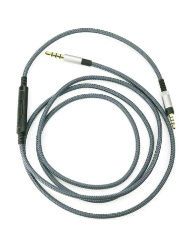 Cable de Auriculares ZEZEFUFU 1.5m con Control y Mic para Sennheiser