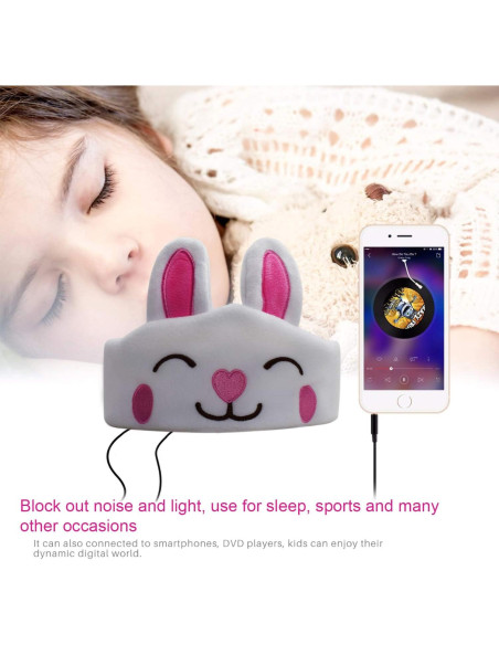Auriculares Contixo H1 para Niños Conejo, Volumen 85dB Auriculares Contixo H1 para Niños Conejo, Volumen 85dB