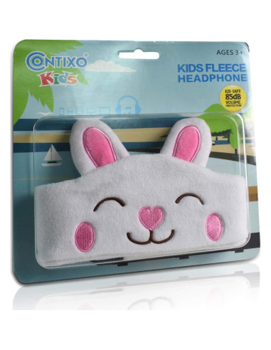 Auriculares Contixo H1 para Niños Conejo, Volumen 85dB