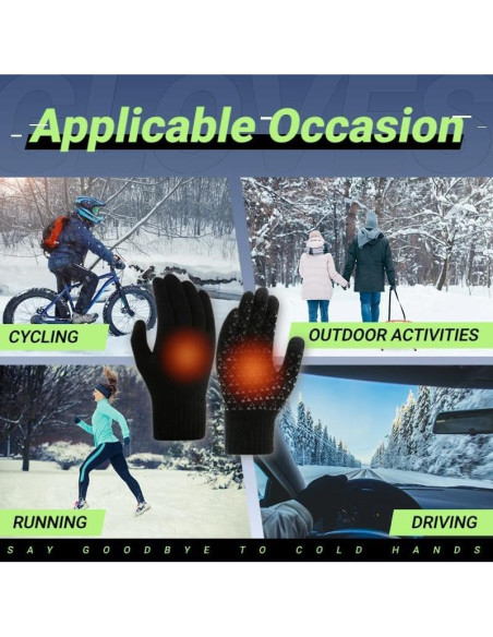Guantes Térmicos USB Eskood para Invierno - Talla Única, Negro Guantes Térmicos USB Eskood para Invierno - Talla Única, Negro