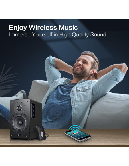 Auriculares Inalámbricos IR SIMOLIO con Adaptador Bluetooth AUX Auriculares Inalámbricos IR SIMOLIO con Adaptador Bluetooth AUX