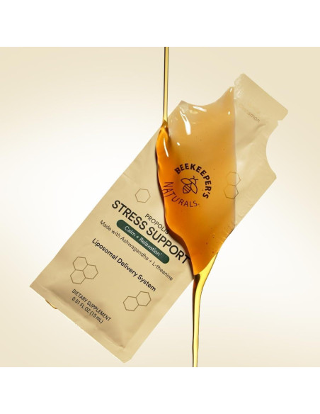 Suplemento Antiestrés Liposomal Beekeeper's Naturals 600mg 10ct Suplemento Antiestrés Liposomal Beekeeper's Naturals 600mg 10ct