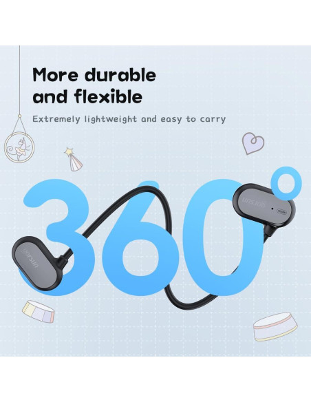 Auriculares Inalámbricos Gorsun W5 para Niños Bluetooth 5.3 Auriculares Inalámbricos Gorsun W5 para Niños Bluetooth 5.3