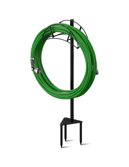 Soporte de Manguera de Jardín Meykwod, Metal Negro, 15.88 kg Soporte de Manguera de Jardín Meykwod, Metal Negro, 15.88 kg
