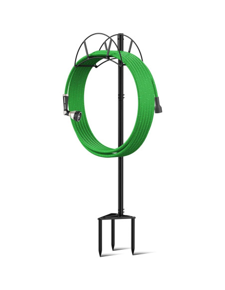 Soporte de Manguera de Jardín Meykwod, Metal Negro, 15.88 kg Soporte de Manguera de Jardín Meykwod, Metal Negro, 15.88 kg