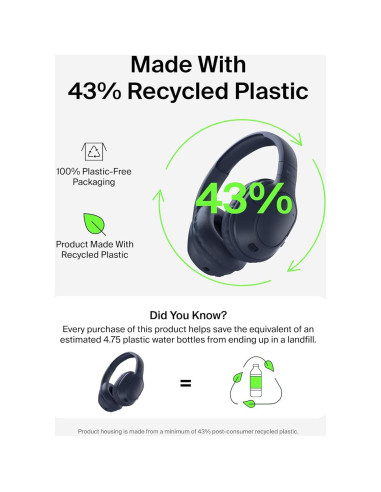 Auriculares Belkin SoundForm Surround Bluetooth - Azul
