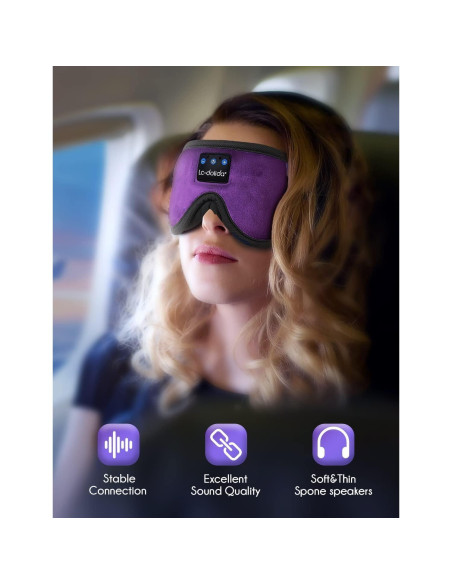 Auriculares para dormir LC-dolida Bluetooth 5.4 con 16 sonidos Auriculares para dormir LC-dolida Bluetooth 5.4 con 16 sonidos