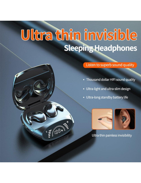 Auriculares Inalámbricos para Dormir Piluyaa MD-528 con Cancelación de Ruido Auriculares Inalámbricos para Dormir Piluyaa MD-528 con Cancelación de Ruido