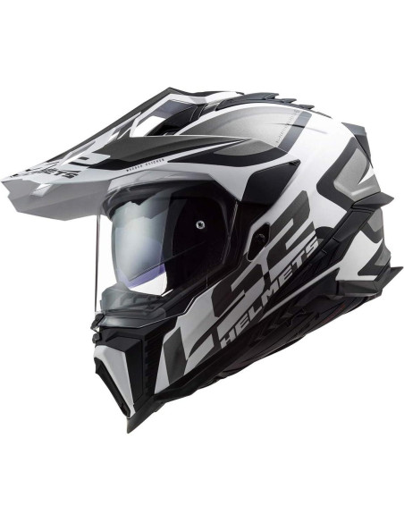 Casco LS2 Explorer XT Aventura Alter Negro Blanco 3XL Casco LS2 Explorer XT Aventura Alter Negro Blanco 3XL