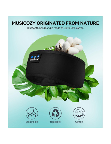 Auriculares Banda Bluetooth MUSICOZY GH01 Inalámbricos para Dormir Auriculares Banda Bluetooth MUSICOZY GH01 Inalámbricos para Dormir