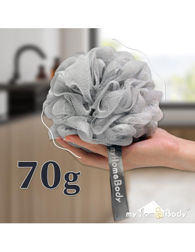 Esponja de Lufa Grande myHomeBody 70g Exfoliante Ducha 3 Piezas