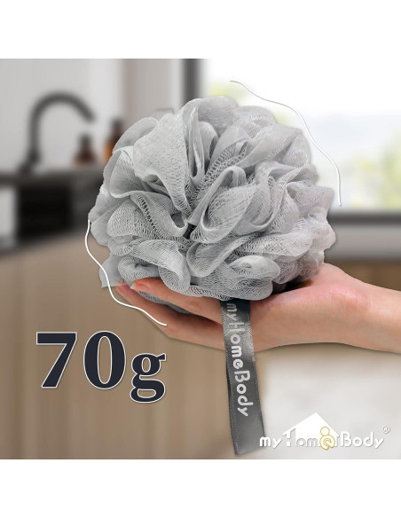 Esponja de Lufa Grande myHomeBody 70g Exfoliante Ducha 3 Piezas Esponja de Lufa Grande myHomeBody 70g Exfoliante Ducha 3 Piezas