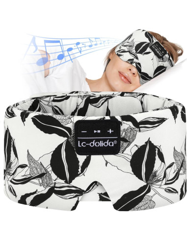 Máscara de Sueño de Seda LC-dolida con Auriculares Bluetooth