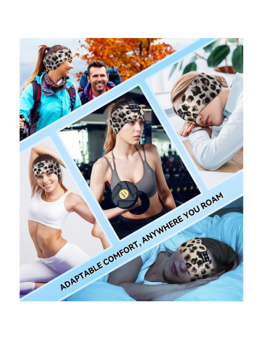 Auriculares Bluetooth 5.2 MUSICOZY con Banda para Dormir y Ejercicio