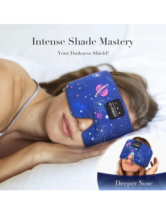 Máscara de Sueño de Seda Extra Grande LC-dolida con Bluetooth 2