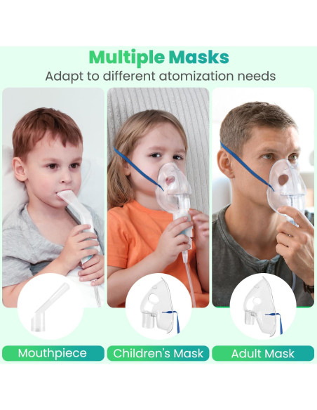 Nebulizador Inteligente PUSANDA para Adultos y Niños 0.44kg Nebulizador Inteligente PUSANDA para Adultos y Niños 0.44kg