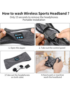 Auriculares Inalámbricos para Dormir ERNSTING Banda Deportiva 2