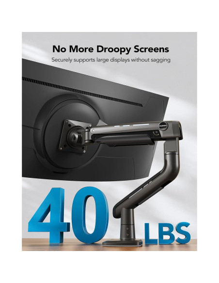 Brazo de Monitor HUANUO Ajustable para Pantallas Ultrawide 49" Brazo de Monitor HUANUO Ajustable para Pantallas Ultrawide 49"