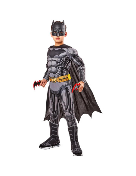 Disfraz Deluxe Batman Rubies para Niños 3-4 Años - Halloween Disfraz Deluxe Batman Rubies para Niños 3-4 Años - Halloween