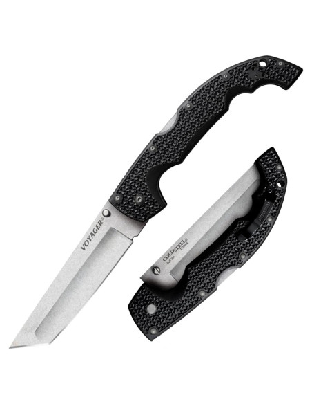 Cuchillo Plegable Cold Steel Voyager 5.5" AUS10A Punta Tanto Cuchillo Plegable Cold Steel Voyager 5.5" AUS10A Punta Tanto