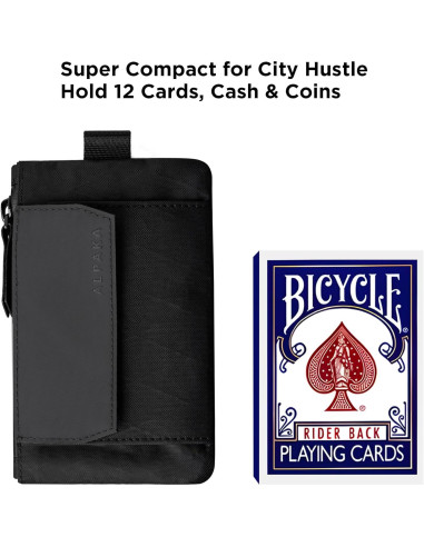 Monedero EDC Compacto ALPAKA Negro con Bloqueo RFID