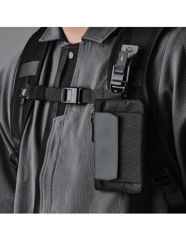 Monedero EDC Compacto ALPAKA Negro con Bloqueo RFID