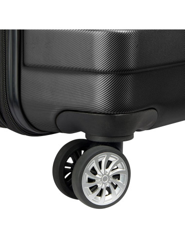 Juego de 3 Maletas Delsey Paris Margot Expandibles Negras