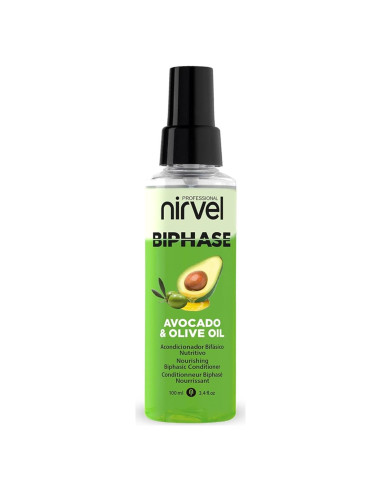 Acondicionador Sin Enjuague Bifásico Nirvel 100ml Aguacate