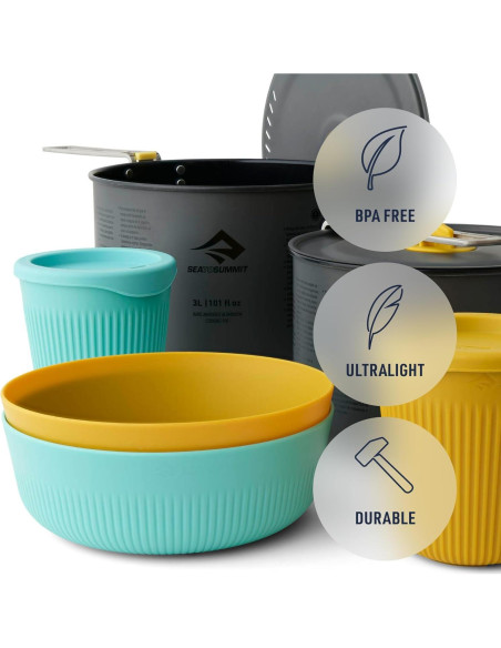 Conjunto de Cocina Ultraligero Sea to Summit 2 Personas Conjunto de Cocina Ultraligero Sea to Summit 2 Personas