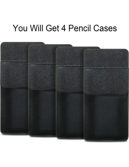Funda de Bolígrafos Outus 4 Pack de Cuero Negro Hecha a Mano Funda de Bolígrafos Outus 4 Pack de Cuero Negro Hecha a Mano