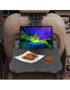 Mesa Plegable para Coche Tueou - Soporte Ajustable para Niños y Adultos 2