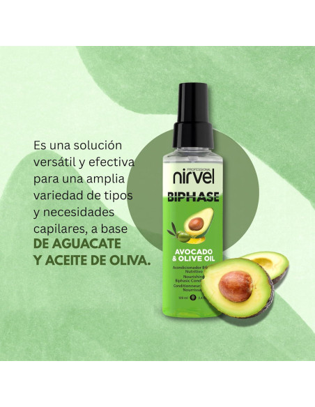 Acondicionador Sin Enjuague Bifásico Nirvel 100ml Aguacate Acondicionador Sin Enjuague Bifásico Nirvel 100ml Aguacate