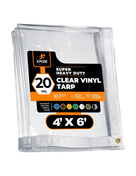 Toldo Vinilo Transparente 1.22x1.83m Xpose Safety 0.5cm Toldo Vinilo Transparente 1.22x1.83m Xpose Safety 0.5cm