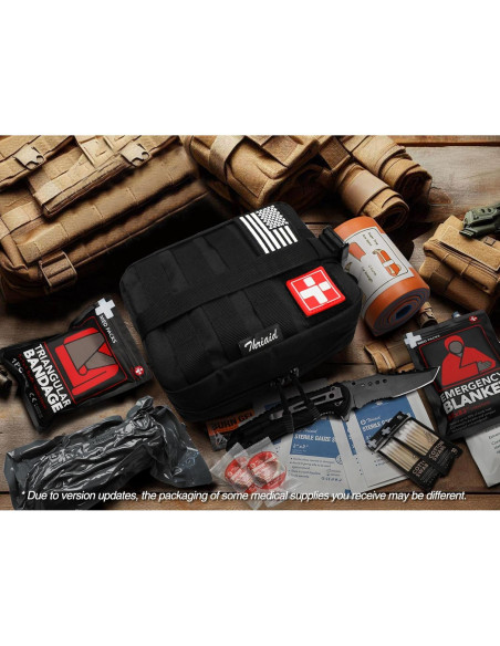 Kit de Primeros Auxilios Táctico THRIAID IFAK Negro 60 Piezas Kit de Primeros Auxilios Táctico THRIAID IFAK Negro 60 Piezas