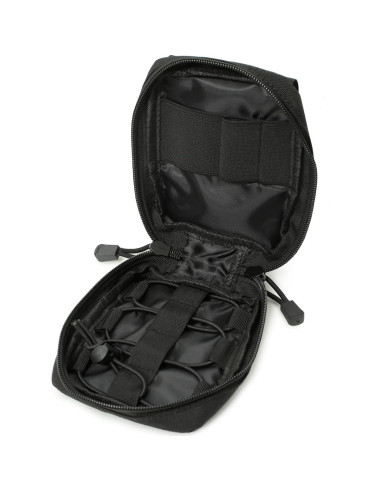 Bolsa EMT Molle Táctica Lemubeane Negra 11.94x5.08x16cm