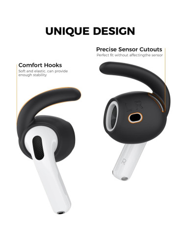 Ganchos antideslizantes AhaStyle para AirPods 4ta gen - 3 tamaños