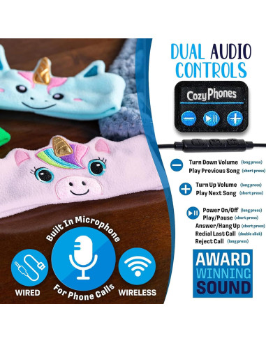Auriculares Sensoriales CozyPhones Zorro 3.0 para Niños
