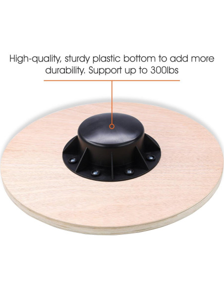 Tabla de Equilibrio de Madera Yes4All DB6F - 40 cm Antideslizante Tabla de Equilibrio de Madera Yes4All DB6F - 40 cm Antideslizante