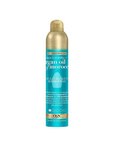 Spray para el Cabello OGX Extra Fuerte con Aceite de Argán 267g